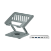 Rotary Laptop Stand with Removable HUB