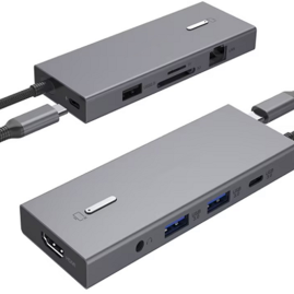 EY-UC1011B 10-in-1 USB C hub