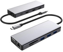 EY-UC1204 12-in-1 USB C hub