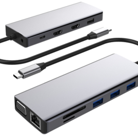 EY-UC1204 12-in-1 USB C hub