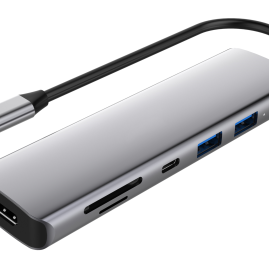 EY-UC707 7-in-1 USB C hub