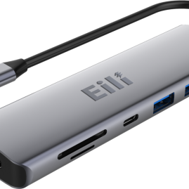 EY-UC707C Pro 7-in-1 USB-C Hub with 140W Power