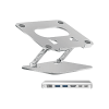OEM/ODM Adjustable Laptop stand WITH removable HUB